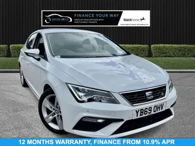 Used Seat Leon FR 130 HP (95 kW) 2019 White Hatchback