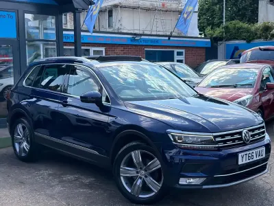 Used VW Tiguan SEL 150 HP (110 kW) 2016 Blue SUV