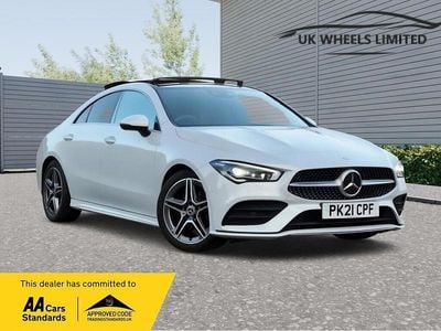 Used Mercedes CLA180 AMG Line Premium Plus 136 HP (100 kW) 2021 White Sedan