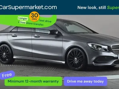 Begagnad Mercedes CLA200 AMG line 156 HK (114 kW) 2019 Grå Sedan