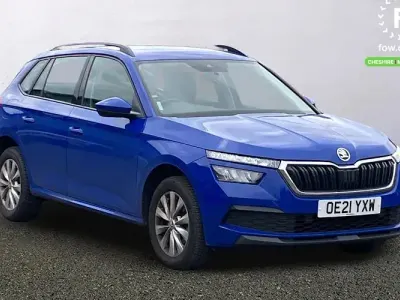 Used Skoda Kamiq 95 HP (69 kW) 2021 Blue SUV