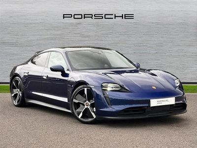 Used Porsche Taycan 350 kW (476 HP) 2021 Blue Sedan