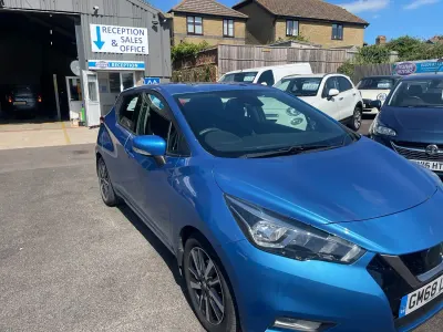 Used Nissan Micra Acenta Limited Edition 90 HP (66 kW) 2019 Blue Hatchback