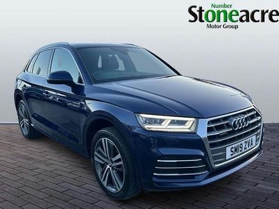 Blue Used 2019 Audi Q5 S-Line SUV | £18,815 (Good price)