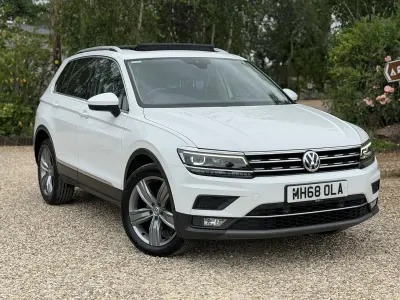 Used VW Tiguan SEL 150 HP (110 kW) 2019 White SUV