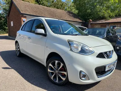 Used Nissan Micra N-TEC 80 HP (58 kW) 2017 White Hatchback