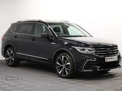 Black Used 2023 VW Tiguan Allspace R-line SUV | £31,995 (A bit pricey)