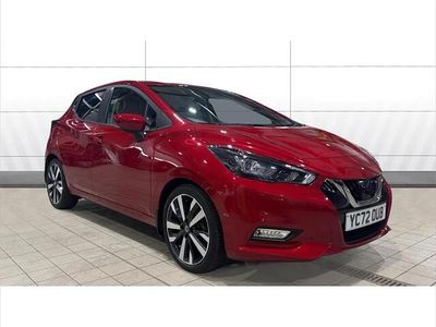 Red Used 2022 Nissan Micra Tekna Hatchback | £13,150 (Fair price)