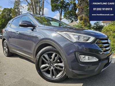 Begagnad Hyundai Santa Fe Premium SE 200 HK (147 kW) 2015 Blå SUV
