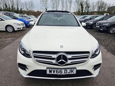 White Used 2016 Mercedes GLC220 AMG line Estate | £14,000 (A bit pricey)