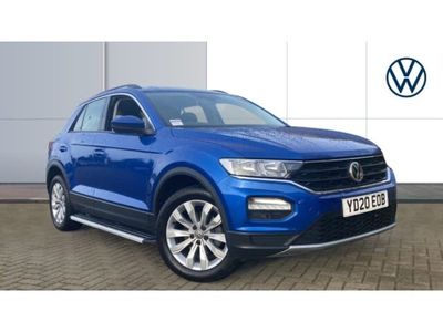 Used VW T-Roc SE 115 HP (84 kW) 2020 Blue SUV