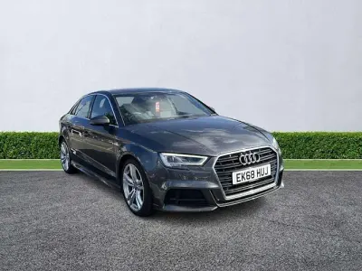 Used Audi A3 S-Line 150 HP (110 kW) 2018 Grey Sedan