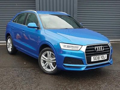 Used Audi Q3 S-Line 150 HP (110 kW) 2018 Blue SUV