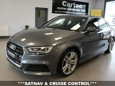 Używany Audi A3 S-Line 116 KM (85 kW) 2019 Szary Sedan/Limuzyna