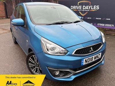 Blue Used 2018 Mitsubishi Mirage Hatchback | £5,999 (Fair price)