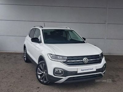 Used VW T-Cross Edition 115 HP (84 kW) 2019 White SUV
