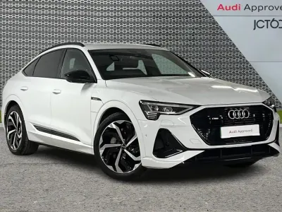 Used Audi e-tron Sportback Black Edition 300 kW (408 HP) 2023 White SUV