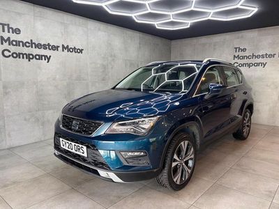 Begagnad Seat Ateca Ecomotive 115 HK (84 kW) 2020 Blå SUV