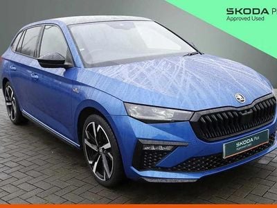 Race blue metallic Used 2024 Skoda Scala Monte Carlo Hatchback | £18,767 (Fair price)
