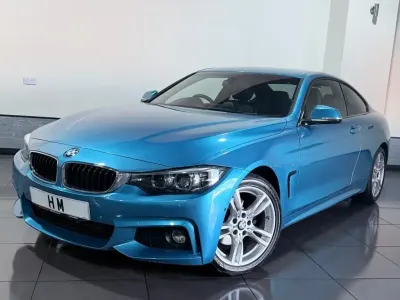 Usado BMW 420 M Sport 190 HP (139 kW) 2019 Azul Coupé
