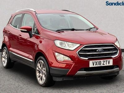Ruby red (exclusive colour) Used 2022 Ford Ecosport Titanium SUV | £7,645 (Good price)