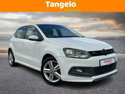 Begagnad VW Polo R-line 105 HK (77 kW) 2013 Vit Halvkombi