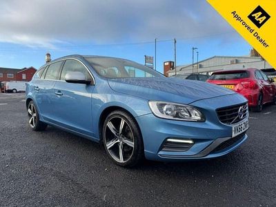 Blue Used 2016 Volvo V60 R-Design Estate | £6,895 (Fair price)