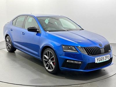 Used Skoda Octavia vRS 245 HP (180 kW) 2018 Blue Hatchback