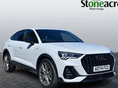 Used Audi Q3 Sportback Black Edition 150 HP (110 kW) 2023 White SUV