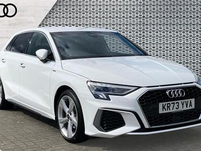 Used Audi A3 S-Line 150 HP (110 kW) 2023 White Sedan