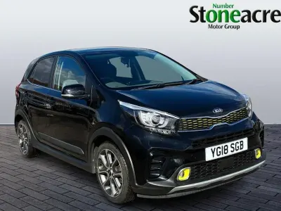 Used Kia Picanto X-Line 83 HP (61 kW) 2018 Black Hatchback