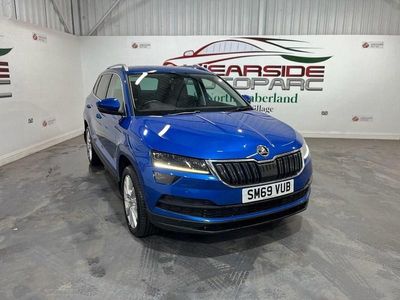 Used Skoda Karoq SE L 115 HP (84 kW) 2020 Blue SUV