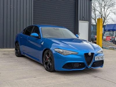 Used Alfa Romeo Giulia Veloce 280 HP (205 kW) 2017 Blue Sedan