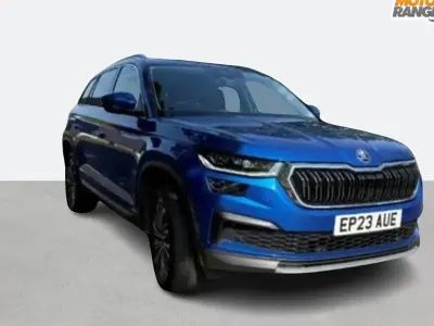 Used Skoda Kodiaq SE L Executive 150 HP (110 kW) 2023 Blue SUV