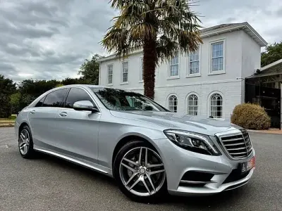 Used Mercedes S350L AMG line 258 HP (189 kW) 2015 Silver Sedan