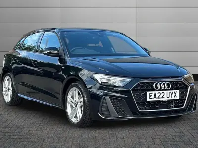 Used Audi A1 Sportback S-Line 108 HP (79 kW) 2022 Mythos black Hatchback