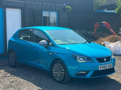 Used Seat Ibiza CONNECT 2015 Blue Hatchback