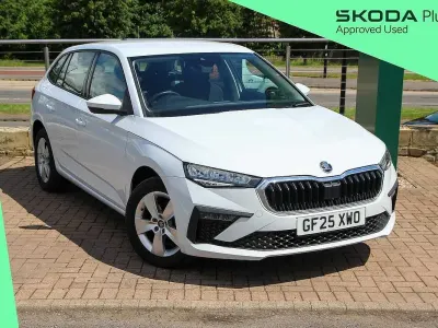 Used Skoda Scala SE 115 HP (84 kW) 2025 Moon white metallic Hatchback