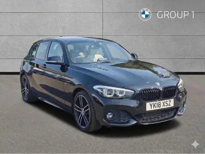 Used BMW 120 M Sport 190 HP (139 kW) 2018 Black Hatchback