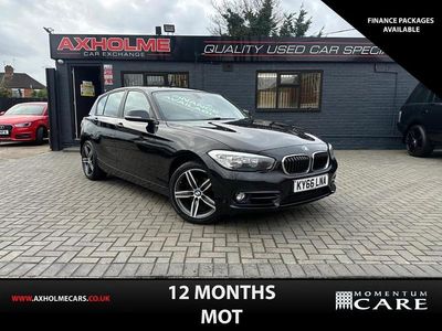 Used BMW 118 Sport Line 2016 Black Hatchback