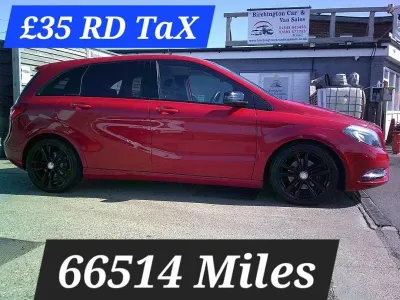 Usado Mercedes B180 109 HP (80 kW) 2014 Vermelho Monovolume