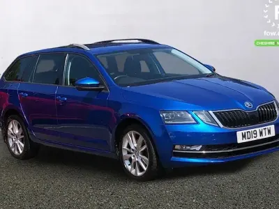 Used Skoda Octavia SE L 150 HP (110 kW) 2019 Blue Estate
