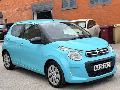 Used Citroën C1 Feel 82 HP (60 kW) 2015 Blue Hatchback