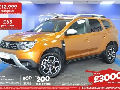 Begagnad Dacia Duster Prestige 115 HK (84 kW) 2021 Orange SUV