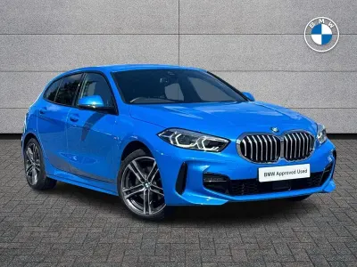 Used BMW 118 M Sport 134 HP (98 kW) 2023 Blue Hatchback