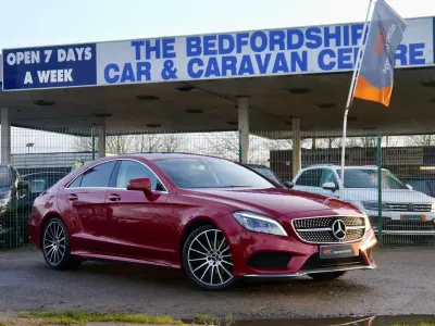 Used Mercedes CLS220 AMG Line Premium Plus 177 HP (130 kW) 2016 Red Coupe