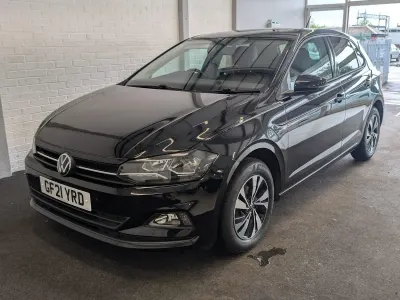 Used VW Polo Match 80 HP (58 kW) 2021 Black Hatchback