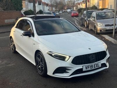 Used Mercedes A35 AMG Premium Plus 2019 White Hatchback