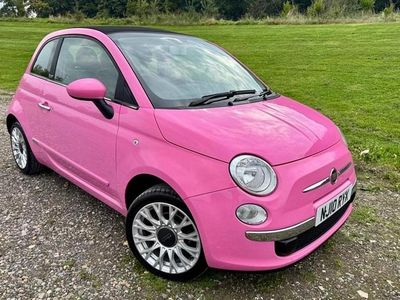 Used Fiat 500C Pop 69 HP (50 kW) 2010 Pink Cabriolet