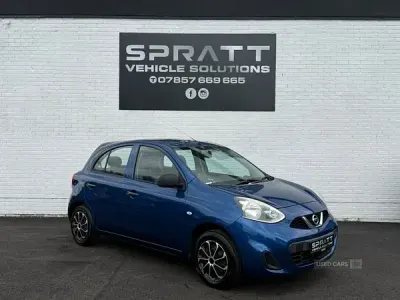Used Nissan Micra Visia 80 HP (58 kW) 2015 Blue Hatchback